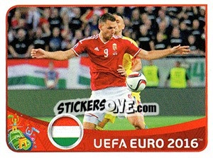 Sticker Hungary 0-0 Romania - UEFA Euro France 2016 - Panini