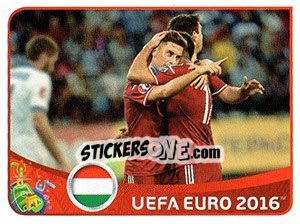 Sticker Greece 4-3 Hungary - UEFA Euro France 2016 n. D8 - Panini