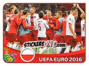 Figurina Figurina E2 - UEFA Euro France 2016 n. E2 - Panini