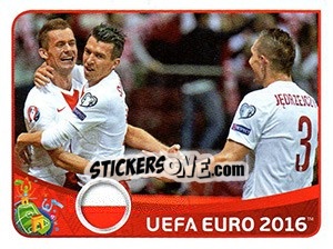 Figurina Figurina E3 - UEFA Euro France 2016 n. E3 - Panini