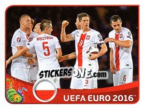 Sticker Figurina E14 - UEFA Euro France 2016 - Panini