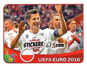 Figurina Figurina E15 - UEFA Euro France 2016 - Panini