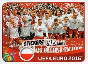 Sticker Figurina E16 - UEFA Euro France 2016 - Panini