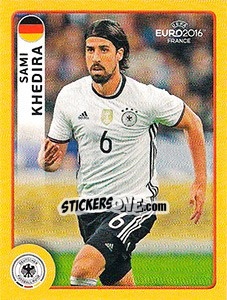 Sticker Sami Khedira - UEFA Euro France 2016 n. M5 - Panini