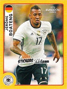 Cromo Jérôme Boateng - UEFA Euro France 2016 - Panini