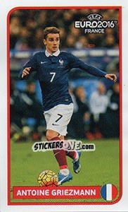 Sticker Antoine Griezmann - UEFA Euro France 2016 - Panini