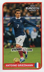 Sticker Antoine Griezmann - UEFA Euro France 2016 n. BG-AG - Panini
