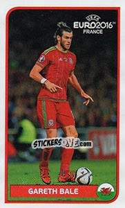Sticker Gareth Bale - UEFA Euro France 2016 n. BG-GB - Panini