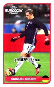 Sticker Manuel Neuer - UEFA Euro France 2016 n. BG-MN - Panini