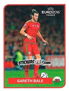 Sticker Gareth Bale - UEFA Euro France 2016 n. CC-G - Panini