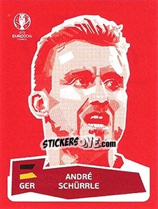 Cromo André Schürrle - UEFA Euro France 2016 - Panini