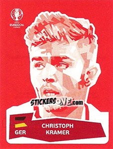 Cromo Christoph Kramer - UEFA Euro France 2016 - Panini