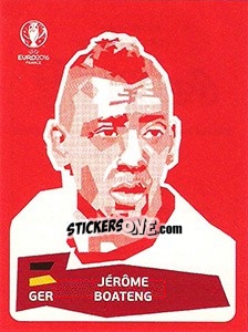 Cromo Jérôme Boateng - UEFA Euro France 2016 - Panini