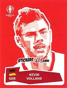Sticker Kevin Volland - UEFA Euro France 2016 - Panini