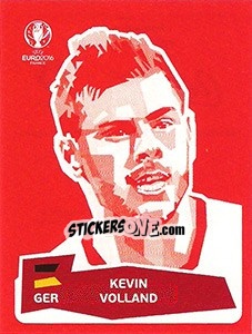 Sticker Kevin Volland - UEFA Euro France 2016 n. DE-KV - Panini