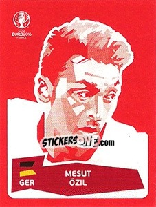 Sticker Mesut Özil - UEFA Euro France 2016 n. DE-MO - Panini