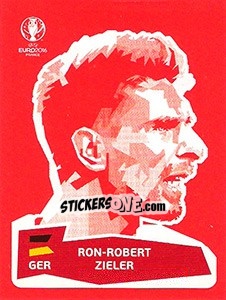 Sticker Ron-Robert Zieler - UEFA Euro France 2016 - Panini