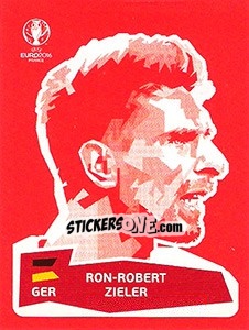 Sticker Ron-Robert Zieler - UEFA Euro France 2016 n. DE-RZ - Panini
