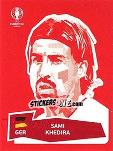 Sticker Sami Khedira - UEFA Euro France 2016 - Panini