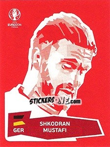 Cromo Shkodran Mustafi - UEFA Euro France 2016 - Panini