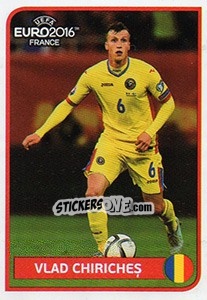 Sticker Vlad Chiricheș - UEFA Euro France 2016 n. RO-VC - Panini