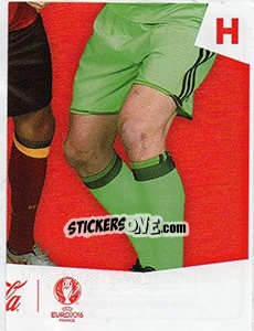 Sticker Celebration H - UEFA Euro France 2016 n. H8 - Panini