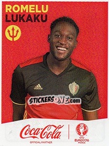 Sticker Romelu Lukaku - UEFA Euro France 2016 n. H12 - Panini