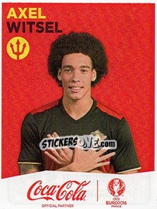 Sticker Axel Witsel - UEFA Euro France 2016 n. H16 - Panini