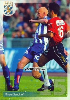 Figurina Mikael Sandklef - The Card Cabinet Allsvenskan Football 2003 n. 70 - Thecardcabinet