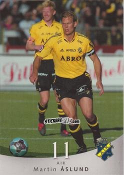 Figurina Martin Aslund - The Card Cabinet Allsvenskan Football 2004 n. 7 - Thecardcabinet