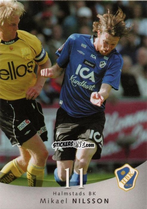 Figurina Mikael Nilsson - The Card Cabinet Allsvenskan Football 2004 n. 59 - Thecardcabinet