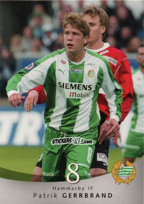 Figurina Patrik Gerrbrand - The Card Cabinet Allsvenskan Football 2004 n. 69 - Thecardcabinet
