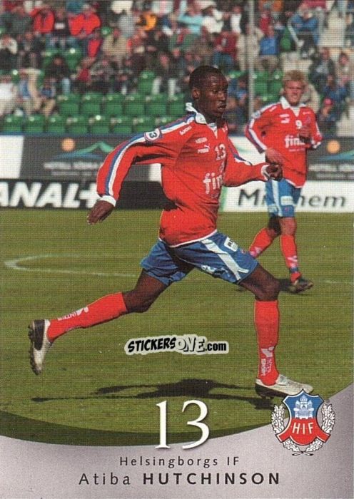 Figurina Atiba Hutchinson - The Card Cabinet Allsvenskan Football 2004 n. 86 - Thecardcabinet