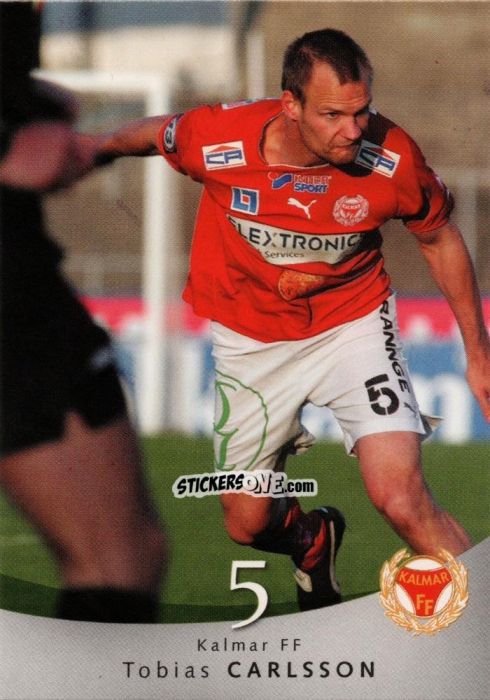 Figurina Tobias Carlsson - The Card Cabinet Allsvenskan Football 2004 n. 92 - Thecardcabinet