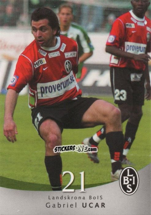 Figurina Gabriel Ucar - The Card Cabinet Allsvenskan Football 2004 n. 108 - Thecardcabinet