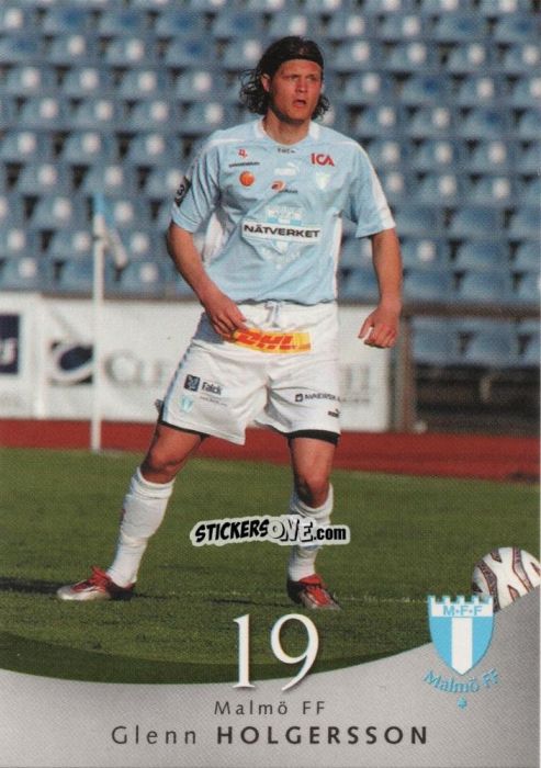 Figurina Glenn Holgersson - The Card Cabinet Allsvenskan Football 2004 n. 120 - Thecardcabinet