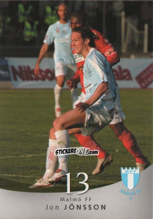 Figurina Jon Jönsson - The Card Cabinet Allsvenskan Football 2004 n. 125 - Thecardcabinet