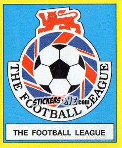 Sticker Football League - UK Football 1987-1988 n. 1 - Panini