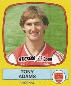 Sticker Tony Adams - UK Football 1987-1988 n. 6 - Panini