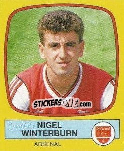 Sticker Nigel Winterburn - UK Football 1987-1988 n. 10 - Panini