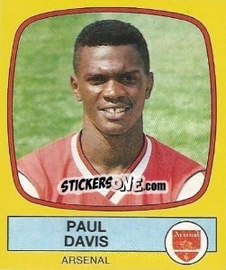 Figurina Paul Davis - UK Football 1987-1988 - Panini