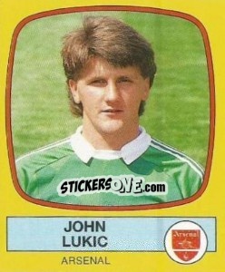 Sticker John Lukic - UK Football 1987-1988 n. 13 - Panini