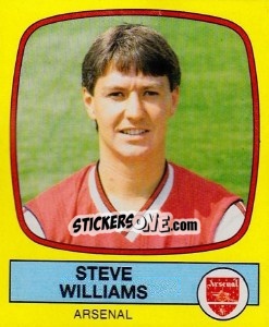 Sticker Steve Williams - UK Football 1987-1988 n. 16 - Panini