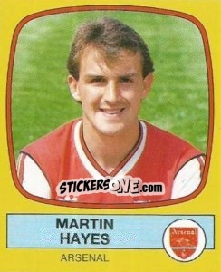 Figurina Martin Hayes - UK Football 1987-1988 n. 20 - Panini