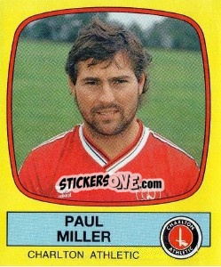 Figurina Paul Miller - UK Football 1987-1988 - Panini