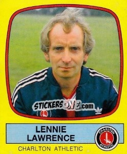 Figurina Lennie Lawrence - UK Football 1987-1988 - Panini