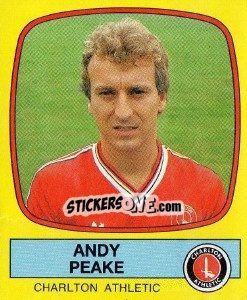 Figurina Andy Peake - UK Football 1987-1988 - Panini