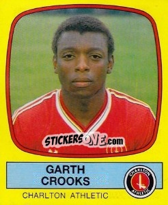 Figurina Garth Crooks - UK Football 1987-1988 - Panini