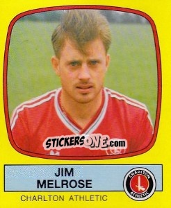 Figurina Jim Melrose - UK Football 1987-1988 - Panini