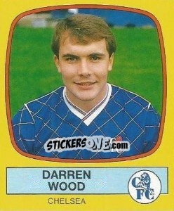 Sticker Darren Wood - UK Football 1987-1988 - Panini